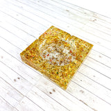 “Falling For You”Clear COLORED COASTER/CANDLE HOLDER/ASHTRAY