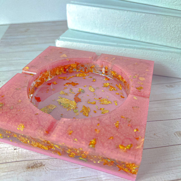 “OMG Im Blushing” Pink COLORED COASTER/CANDLE HOLDER/ASHTRAY